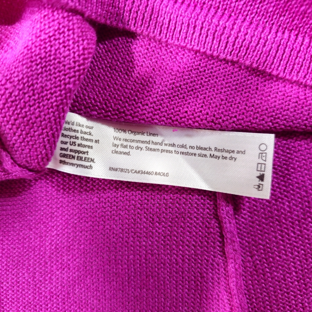 Eileen Fisher Purple Sweater Size L - Picture 7 of 9